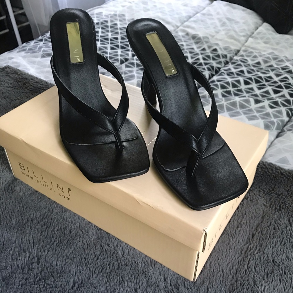 Square Toe Billini Heeled Sandal